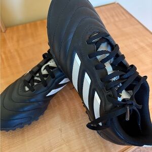 Adidas Black and White Athletic Soccer Turf Shoes